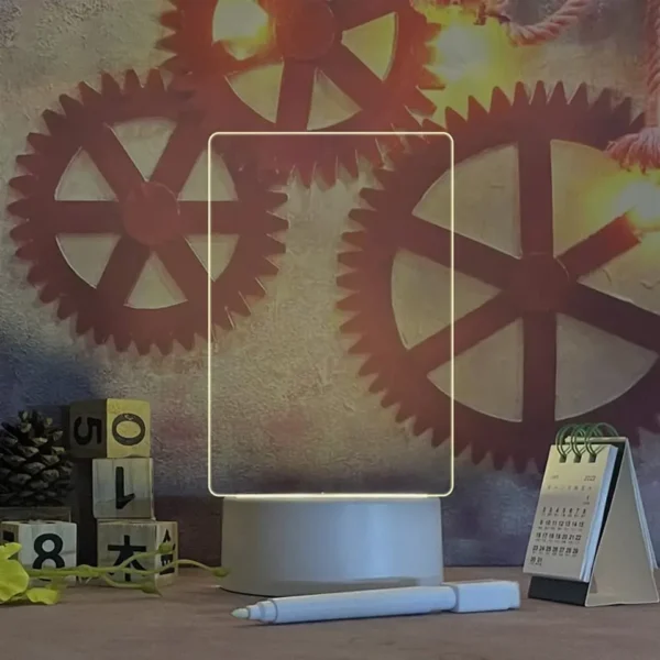 LED Noteboard Lamp With Pen - Image 2