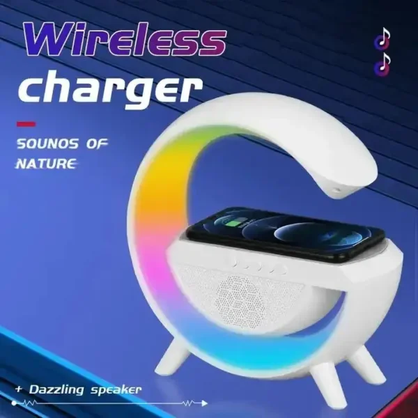 RGB Bluetooth Speaker & Wireless Charger 3 RGB Bluetooth Speaker & Wireless Charger - Image 3