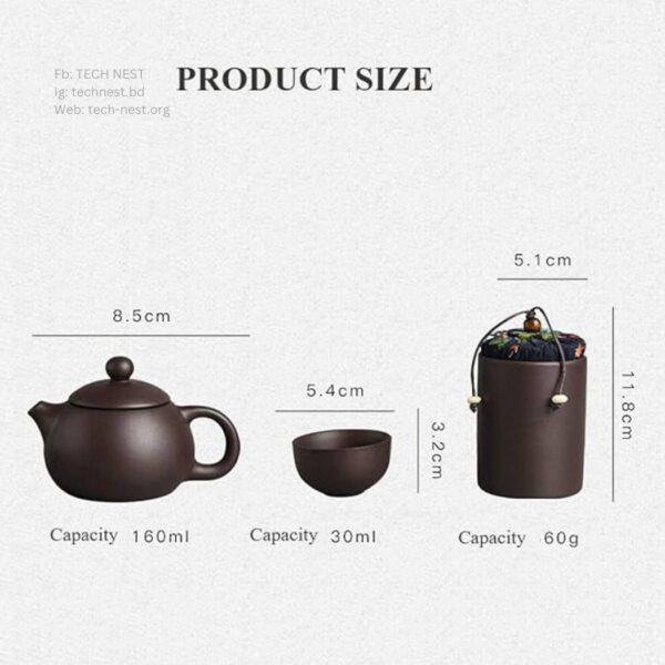 Luxury Gift Box Porcelain Tea Teapots Heat Resistant Tea Set 5 Luxury Gift Box Porcelain Tea Teapots Heat Resistant Tea Set - Image 5