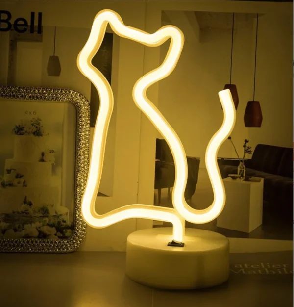Rabbit Shape LED Neon Sign Light for Room Decor - Image 7