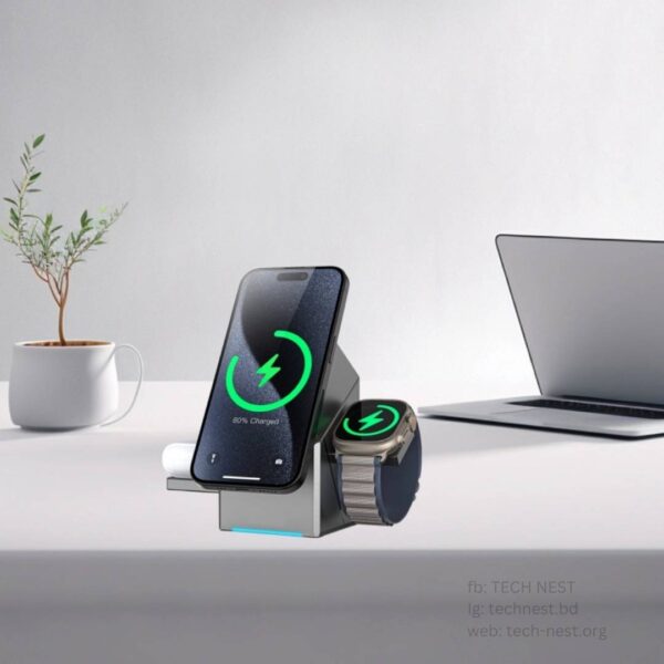 MagSafe Qi2 3 in 1 Wireless Charger - Image 2
