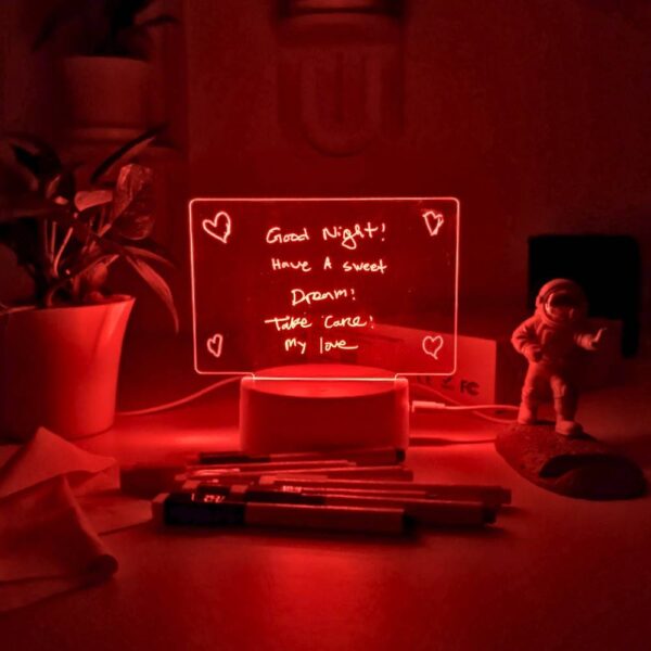 RGB LED Noteboard Lamp With 7 Colour Pen - Image 2