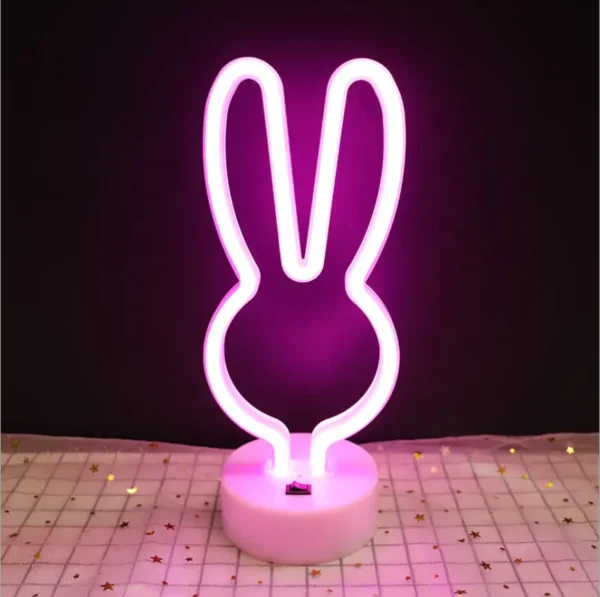 Rabbit Shape LED Neon Sign Light for Room Decor - Image 5