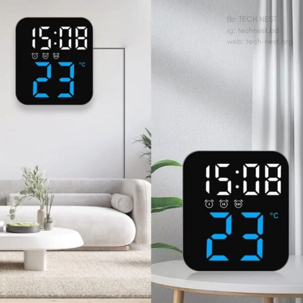 LED Smart Table + Wall Clock - Image 2