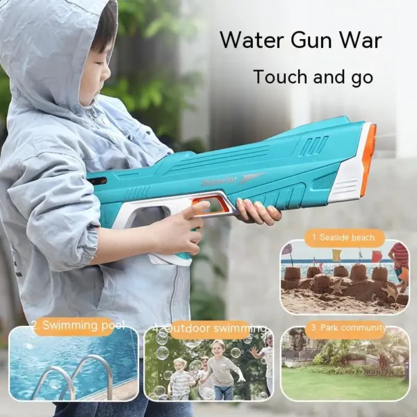 Electric Water Gun- Toy (large capacity) - Image 4