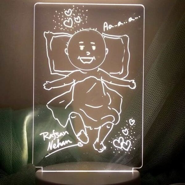LED Noteboard Lamp With Pen - Image 4