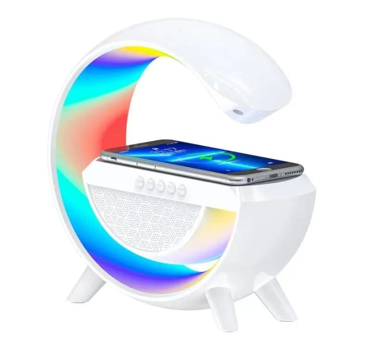 RGB Bluetooth Speaker & Wireless Charger 1 RGB Bluetooth Speaker & Wireless Charger