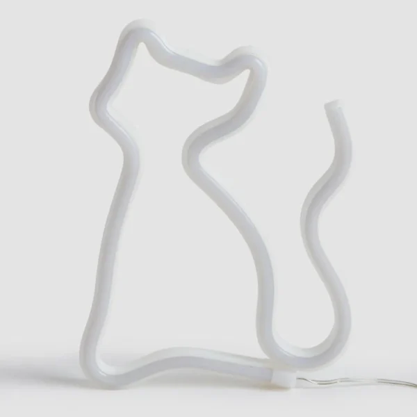 Neon Sign- Cat (Violet) - Image 2